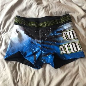 cheer athletics practice wear shorts 18-19